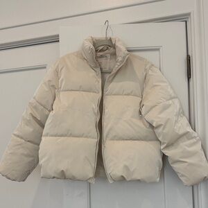 a new day Women's Off-White Puffer Jacket